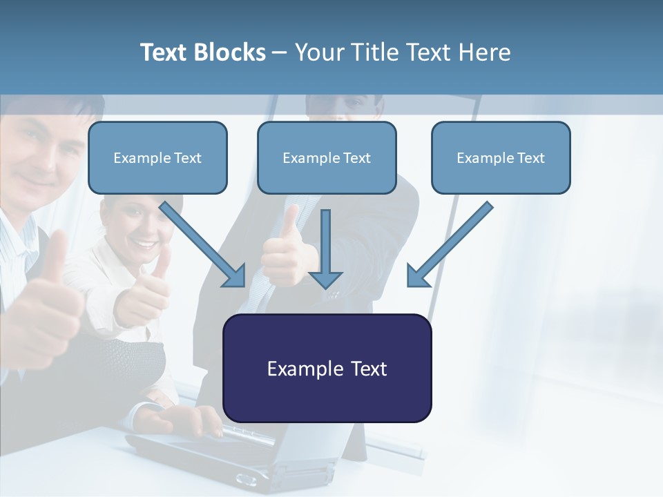 Board Writing Team PowerPoint Template