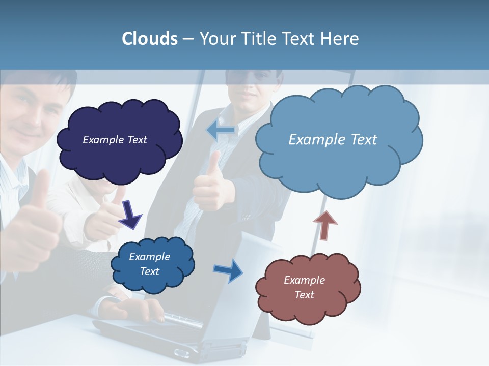 Board Writing Team PowerPoint Template