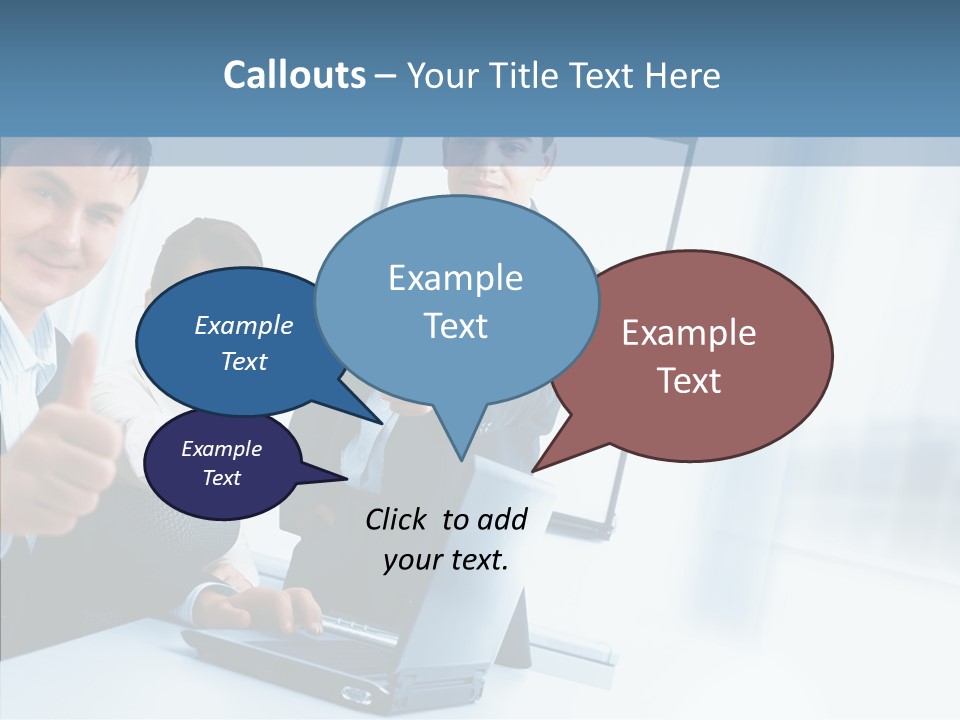 Board Writing Team PowerPoint Template