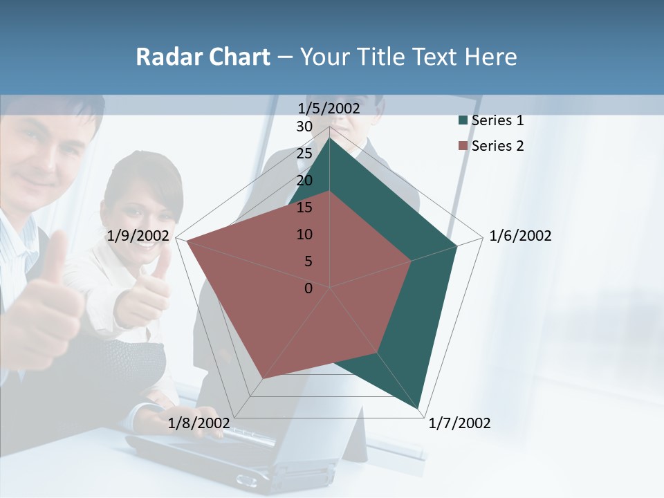 Board Writing Team PowerPoint Template