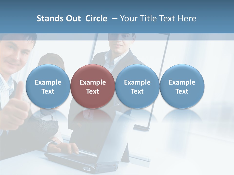 Board Writing Team PowerPoint Template