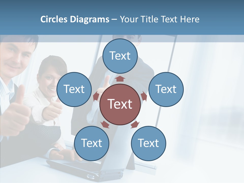 Board Writing Team PowerPoint Template