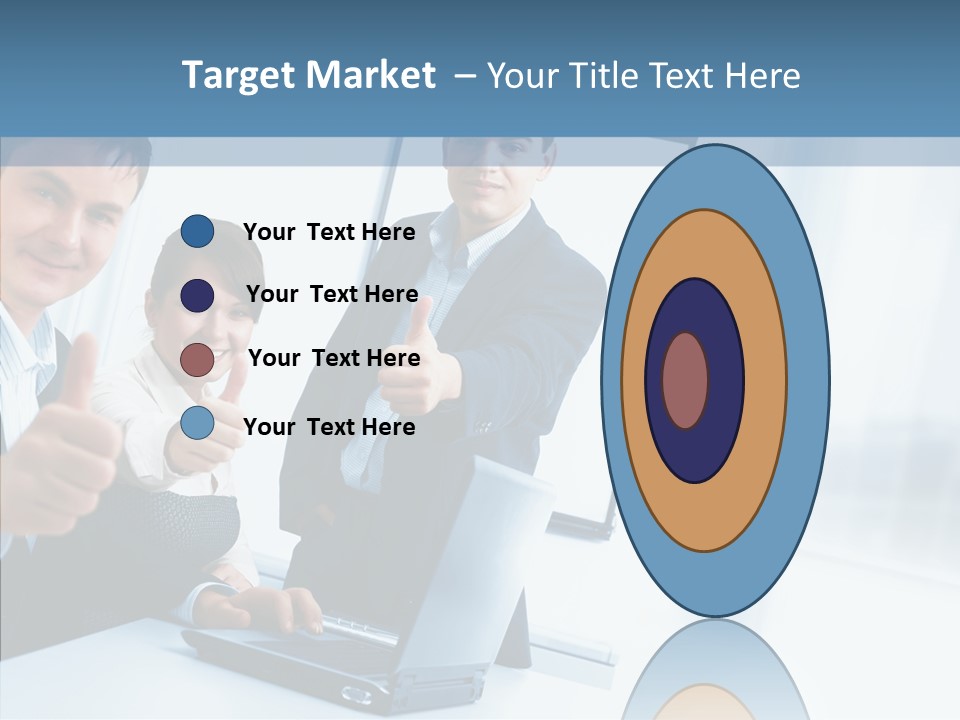 Board Writing Team PowerPoint Template