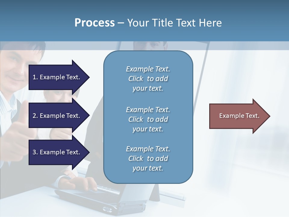 Board Writing Team PowerPoint Template