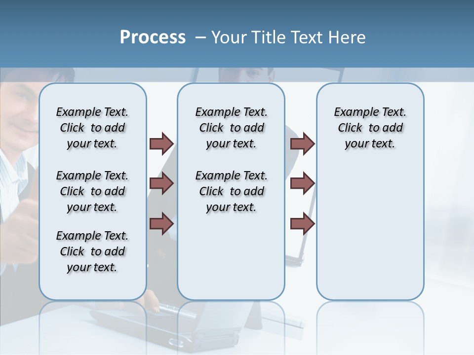 Board Writing Team PowerPoint Template