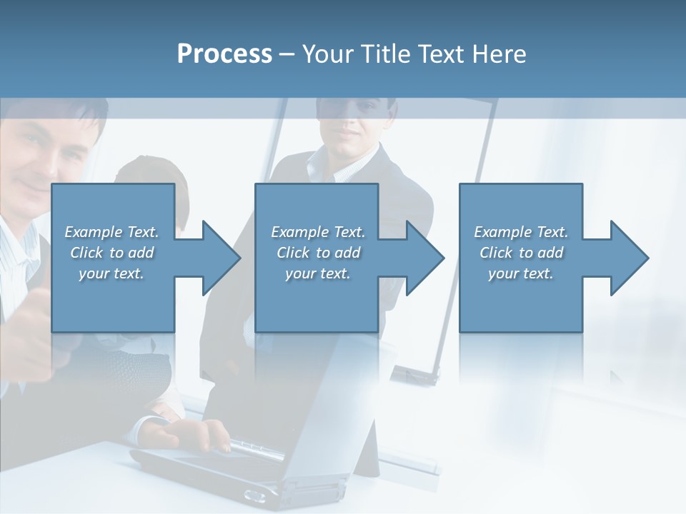 Board Writing Team PowerPoint Template