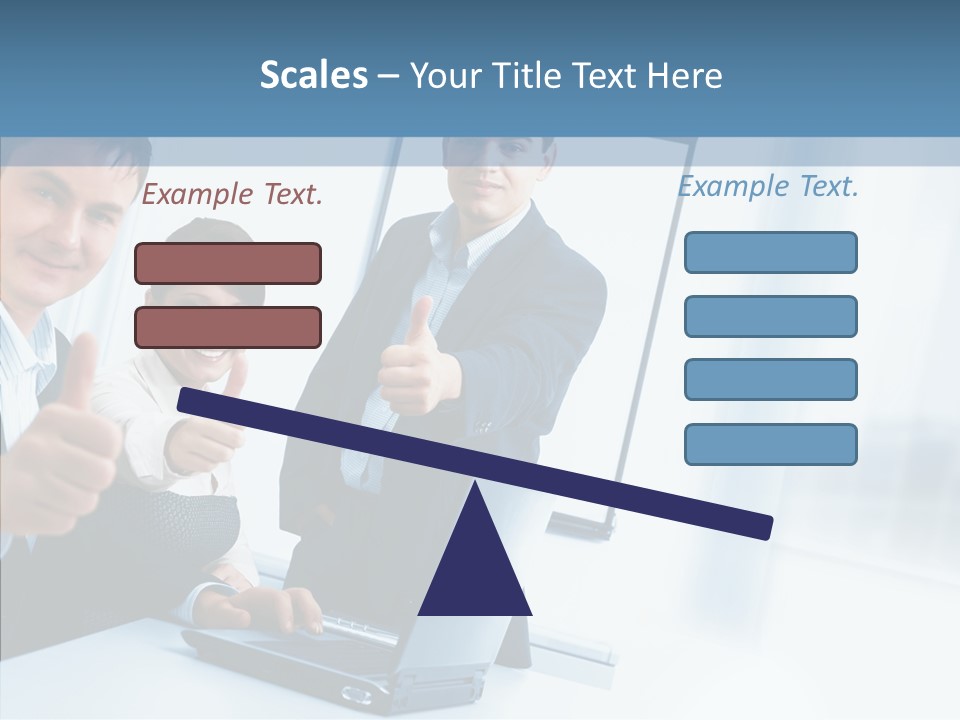 Board Writing Team PowerPoint Template