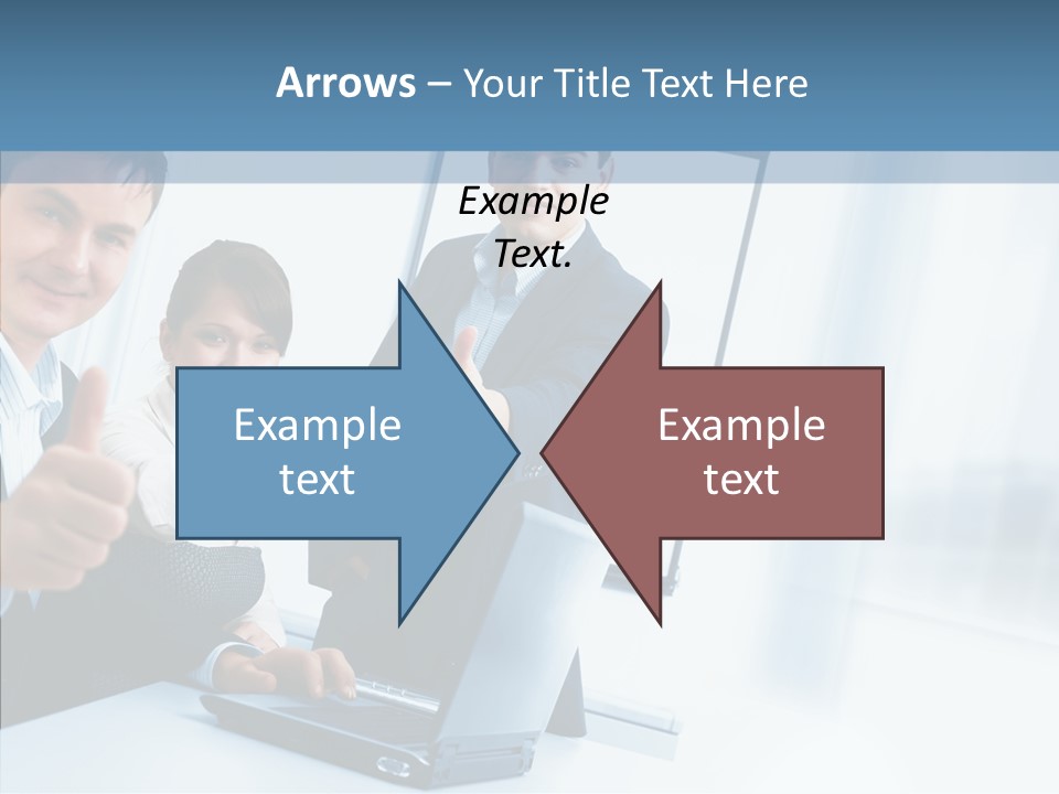 Board Writing Team PowerPoint Template