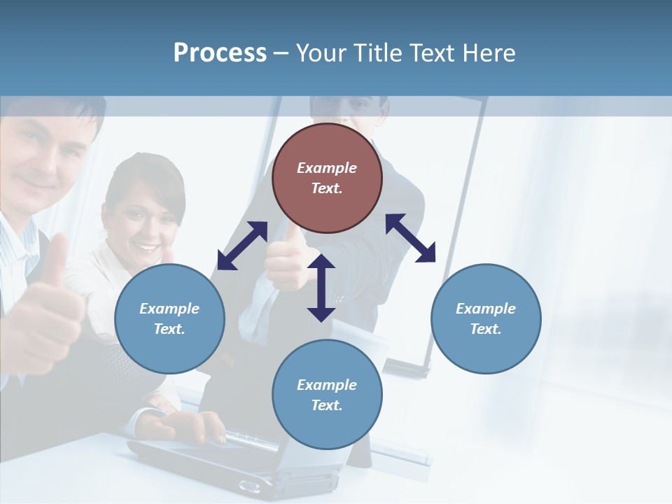 Board Writing Team PowerPoint Template