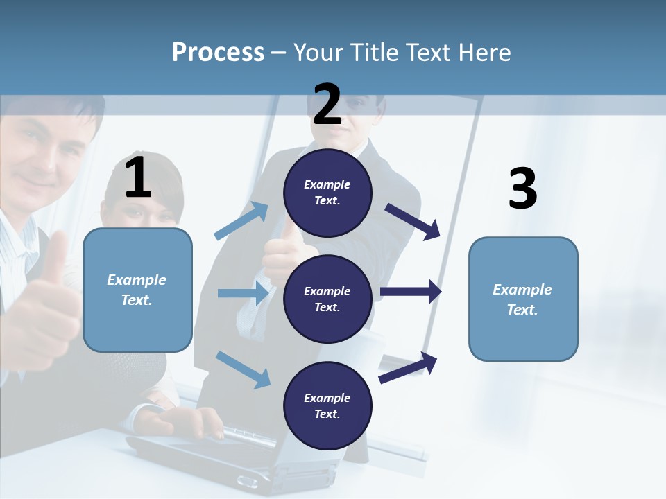 Board Writing Team PowerPoint Template