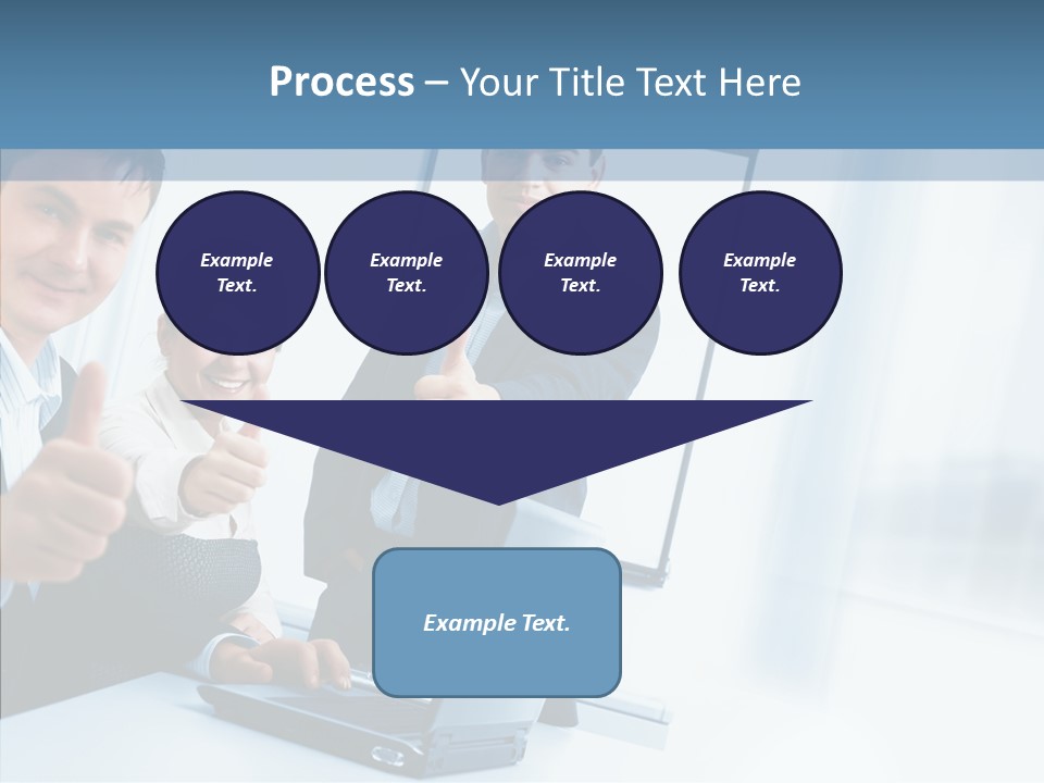 Board Writing Team PowerPoint Template
