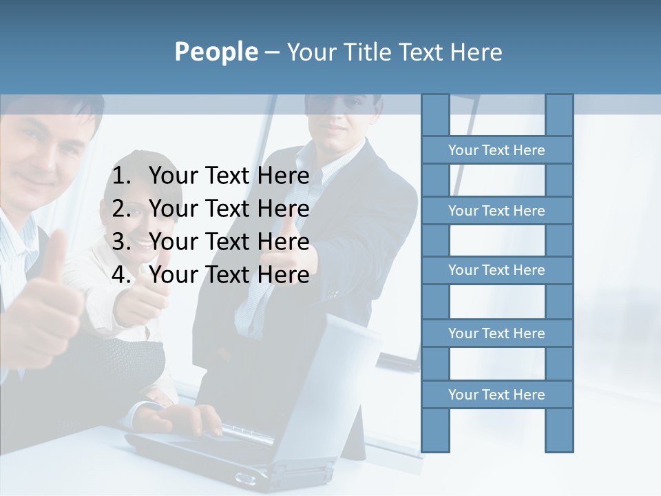 Board Writing Team PowerPoint Template