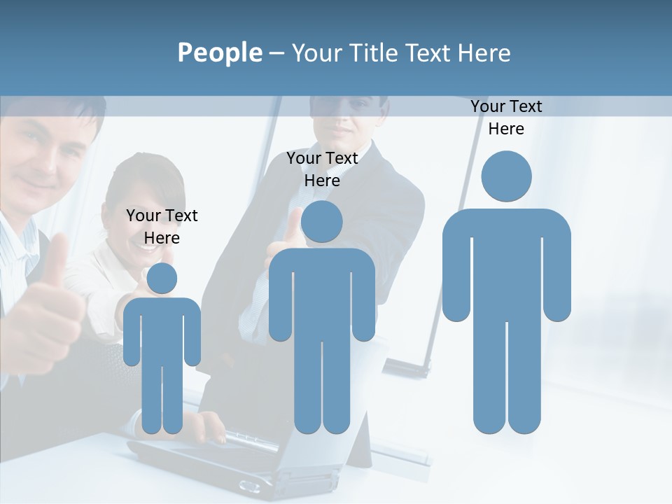 Board Writing Team PowerPoint Template