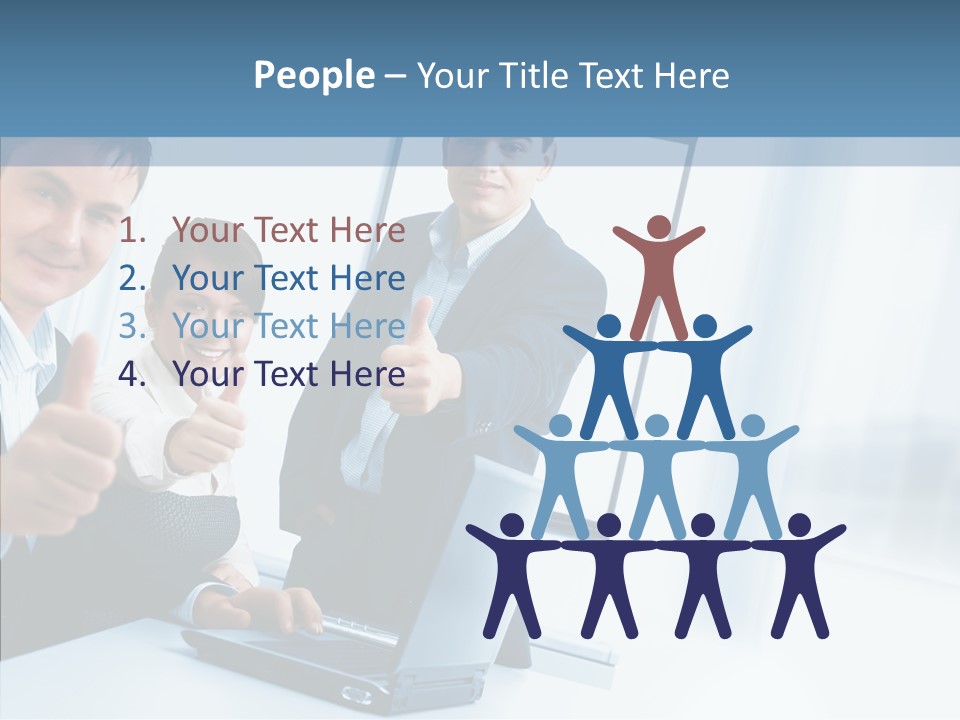 Board Writing Team PowerPoint Template