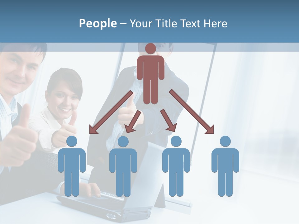 Board Writing Team PowerPoint Template