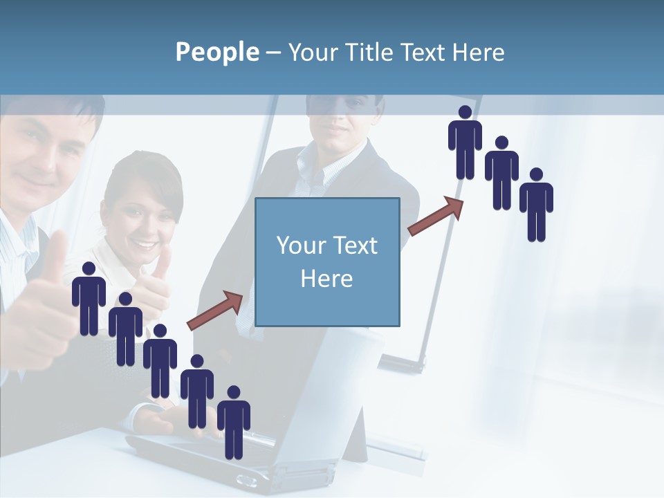 Board Writing Team PowerPoint Template