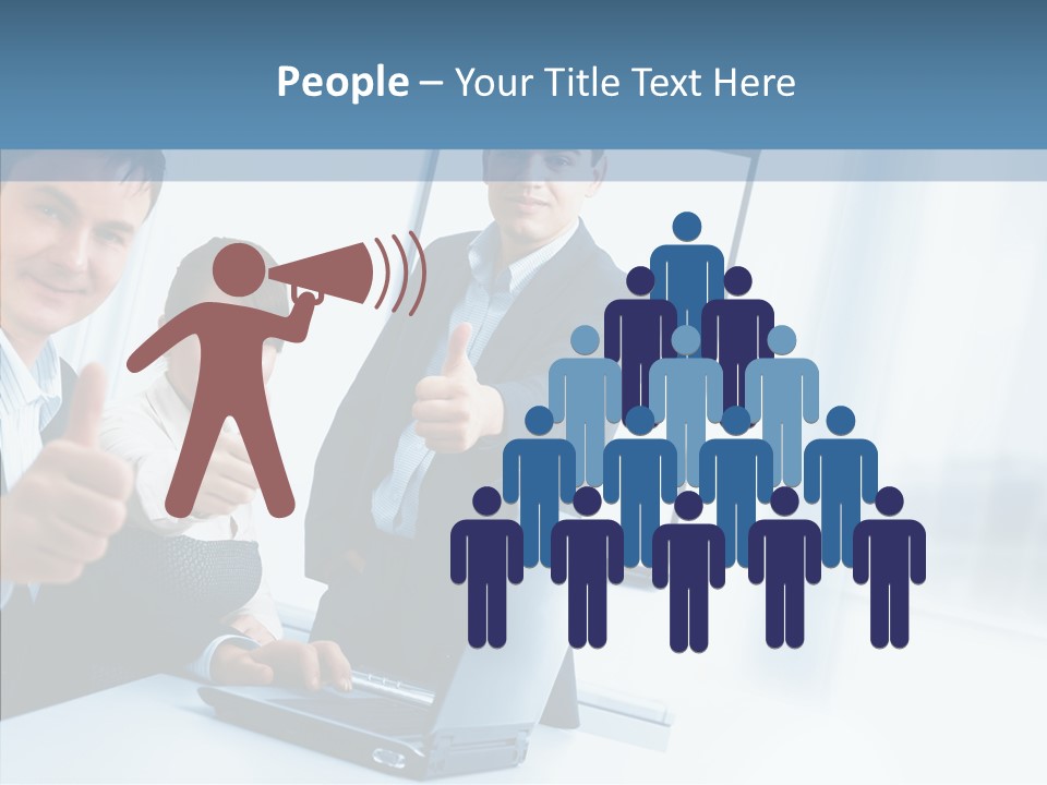 Board Writing Team PowerPoint Template