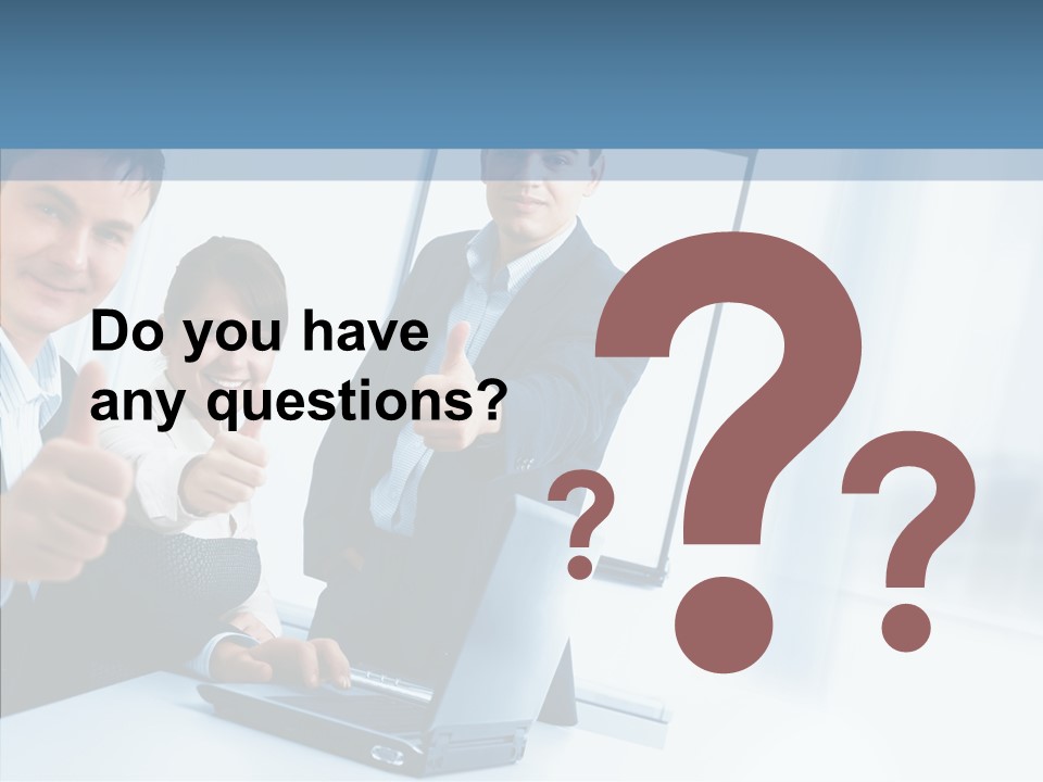 Board Writing Team PowerPoint Template