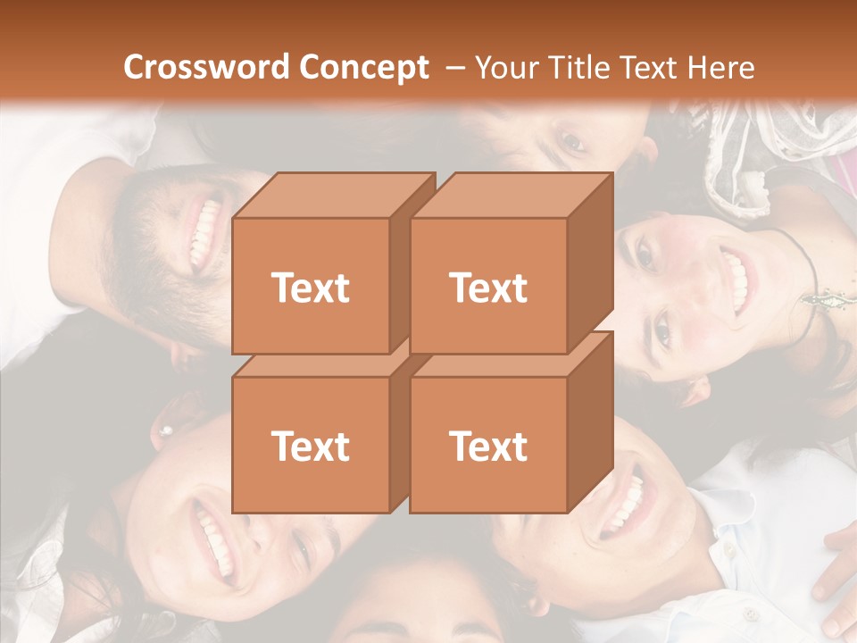 Beautiful Group Adults PowerPoint Template