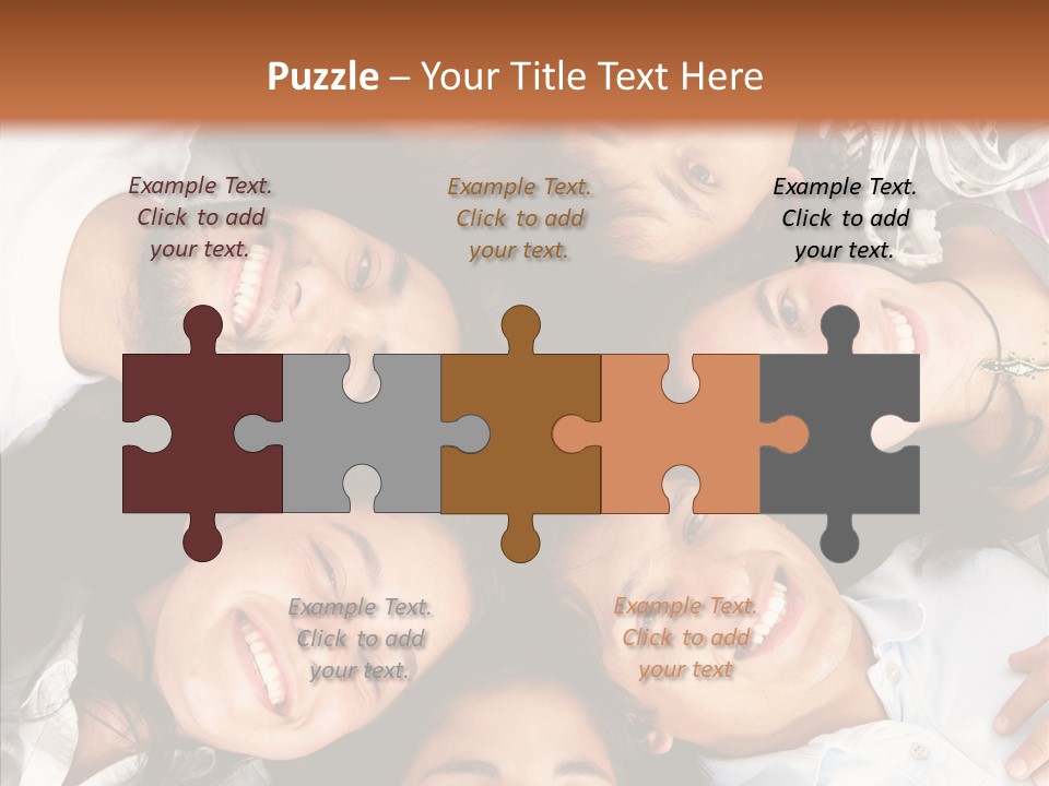 Beautiful Group Adults PowerPoint Template