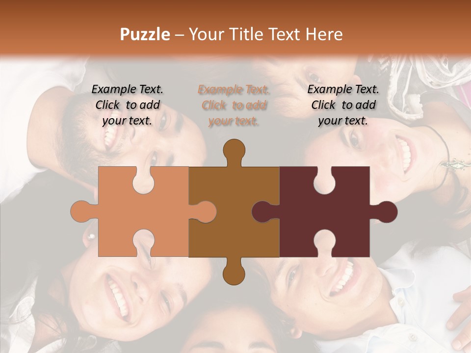 Beautiful Group Adults PowerPoint Template