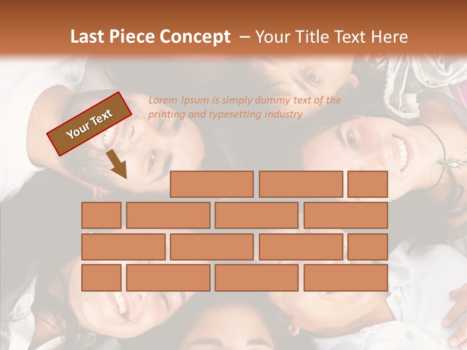 Beautiful Group Adults PowerPoint Template