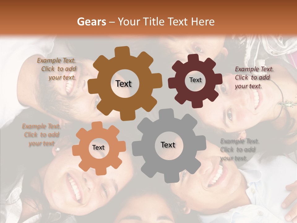 Beautiful Group Adults PowerPoint Template