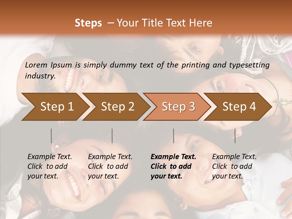 Beautiful Group Adults PowerPoint Template