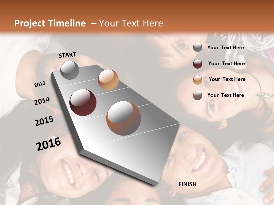 Beautiful Group Adults PowerPoint Template