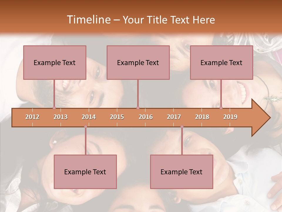 Beautiful Group Adults PowerPoint Template