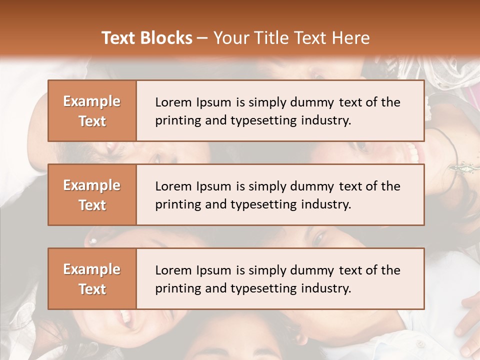 Beautiful Group Adults PowerPoint Template