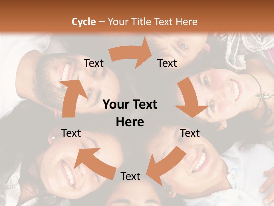 Beautiful Group Adults PowerPoint Template