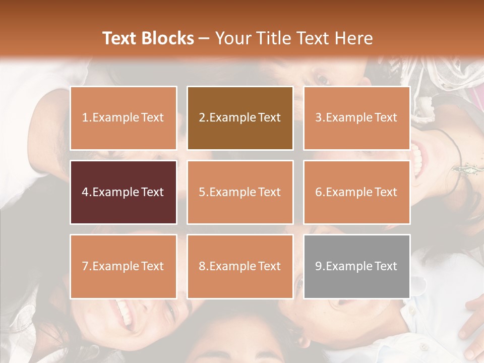 Beautiful Group Adults PowerPoint Template