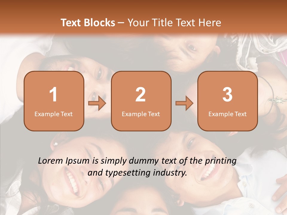 Beautiful Group Adults PowerPoint Template