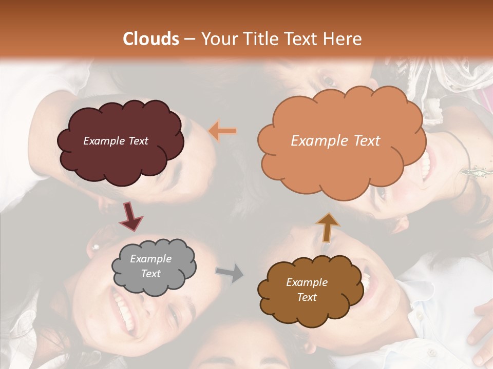 Beautiful Group Adults PowerPoint Template