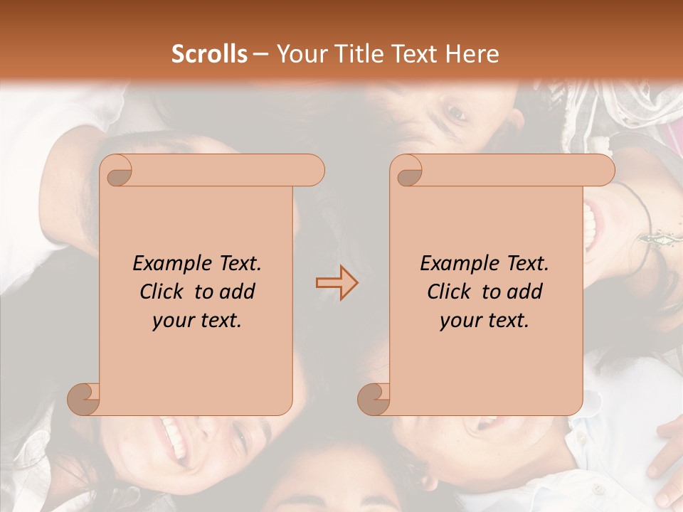 Beautiful Group Adults PowerPoint Template