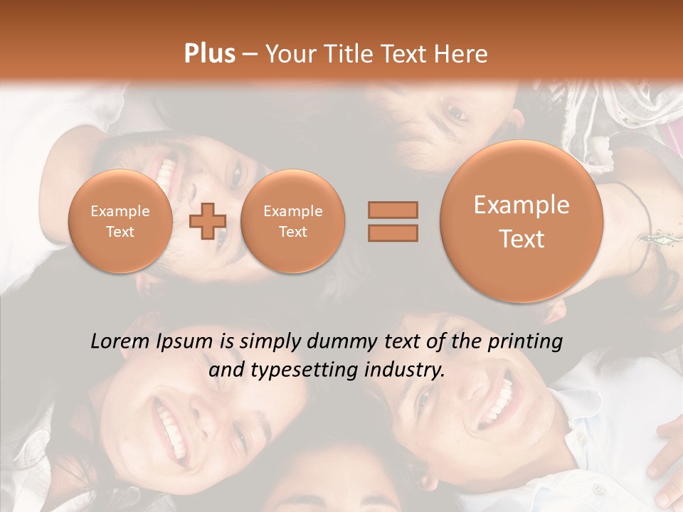 Beautiful Group Adults PowerPoint Template