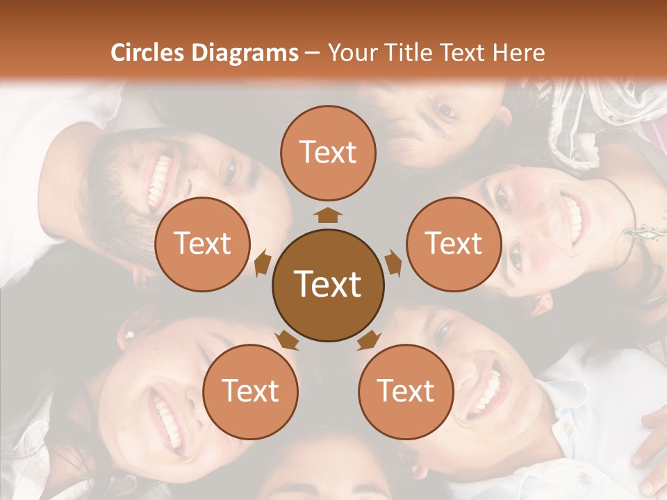 Beautiful Group Adults PowerPoint Template