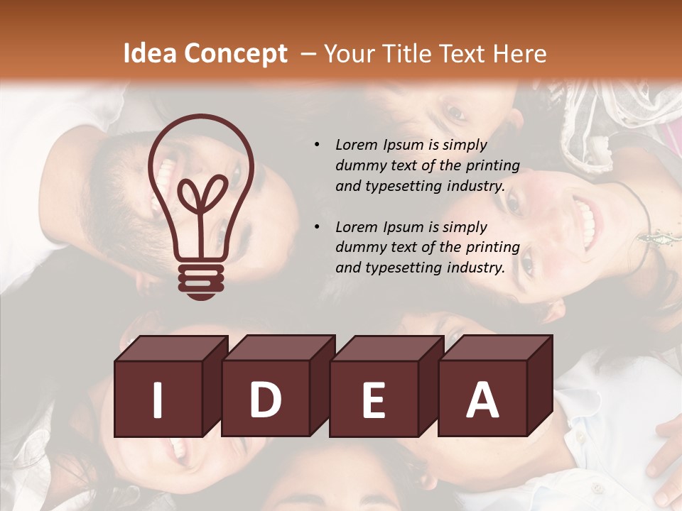Beautiful Group Adults PowerPoint Template