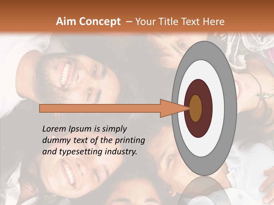 Beautiful Group Adults PowerPoint Template