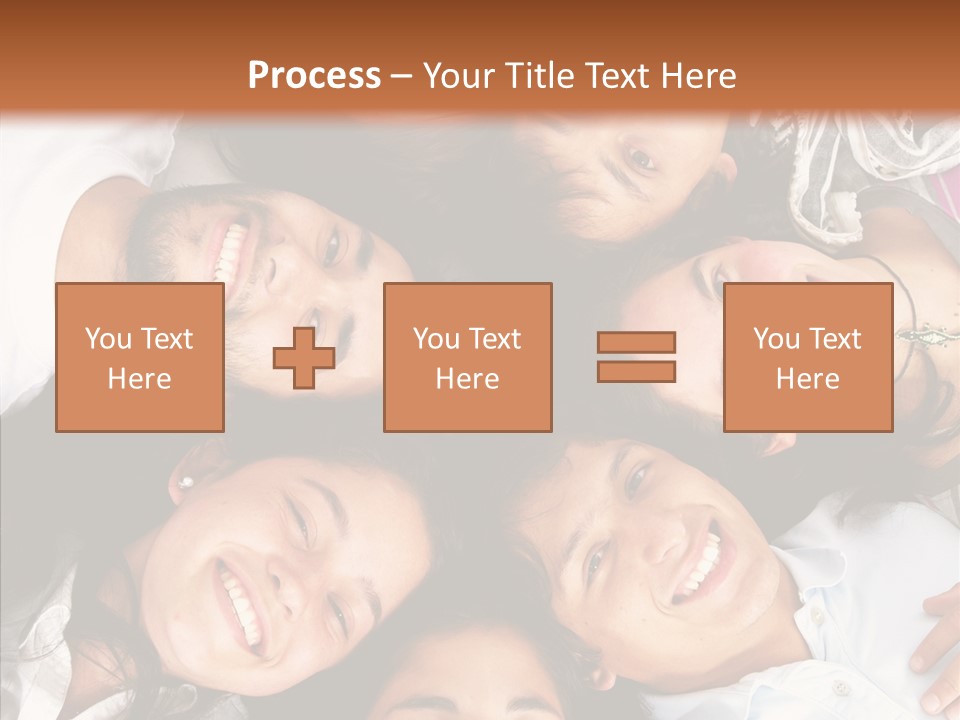 Beautiful Group Adults PowerPoint Template