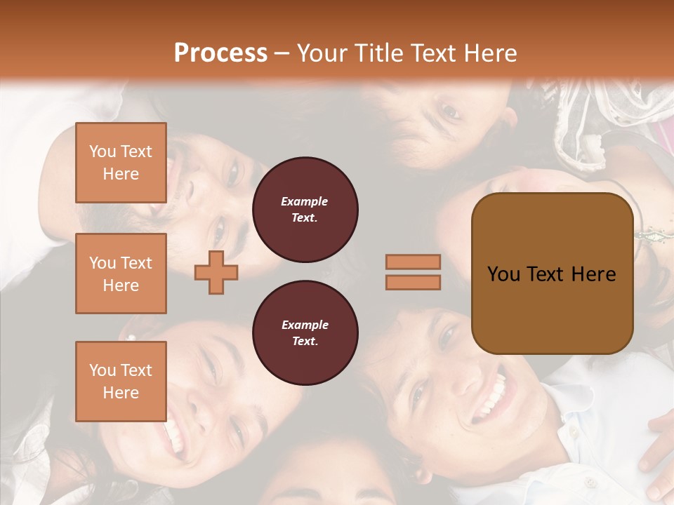 Beautiful Group Adults PowerPoint Template