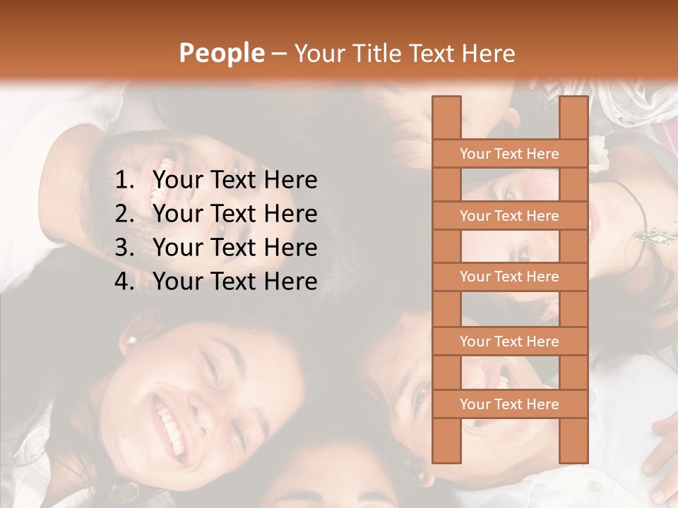 Beautiful Group Adults PowerPoint Template