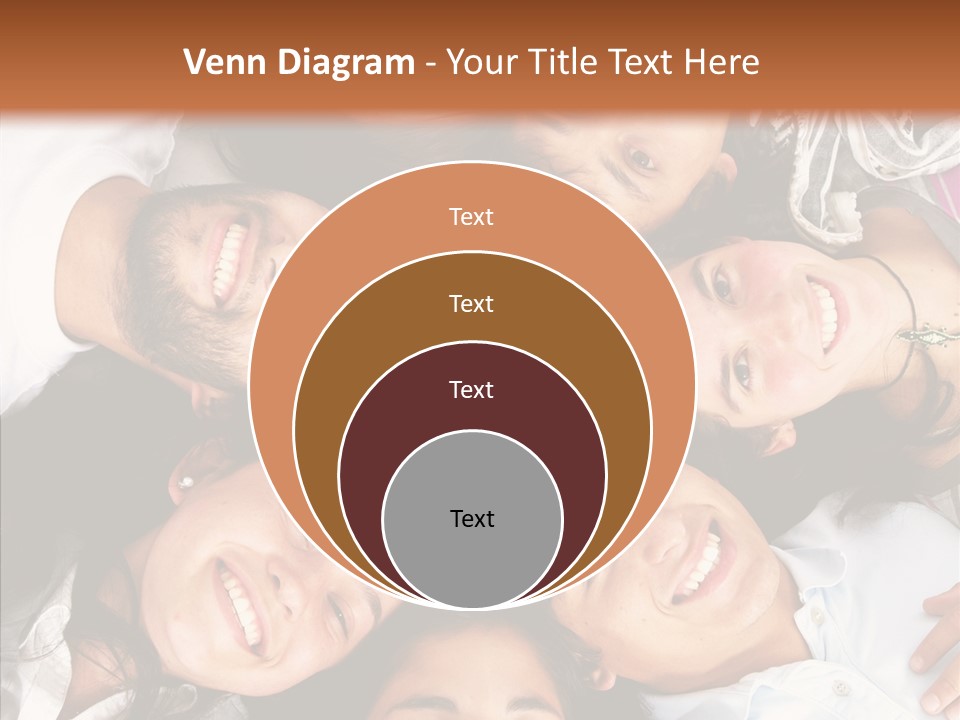 Beautiful Group Adults PowerPoint Template