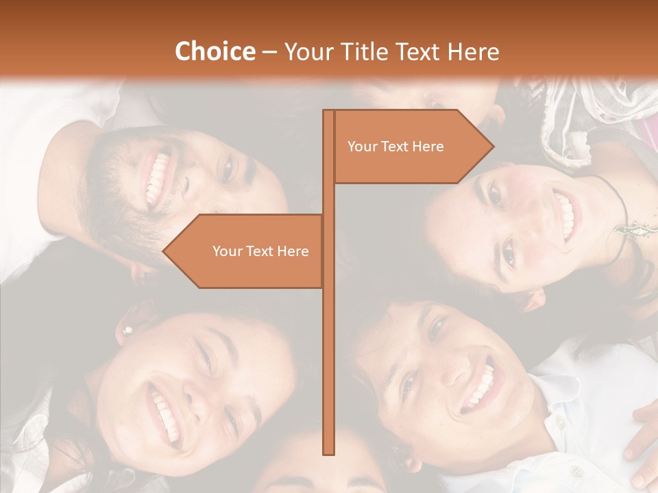 Beautiful Group Adults PowerPoint Template