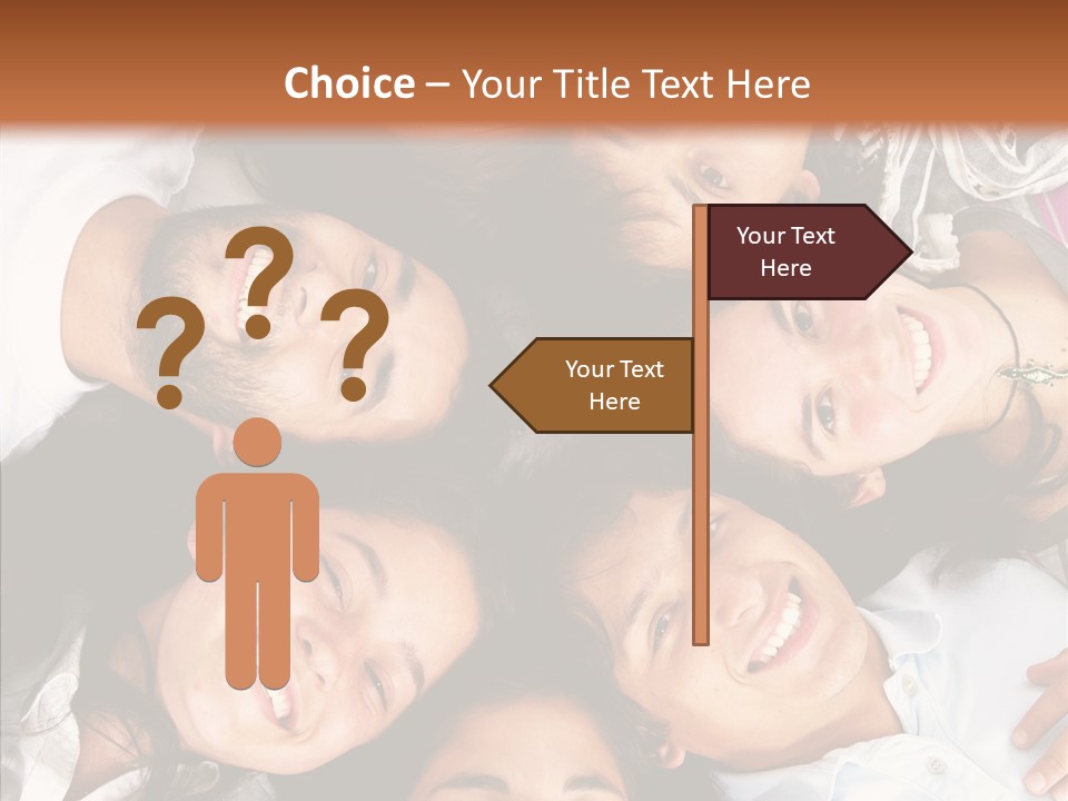 Beautiful Group Adults PowerPoint Template