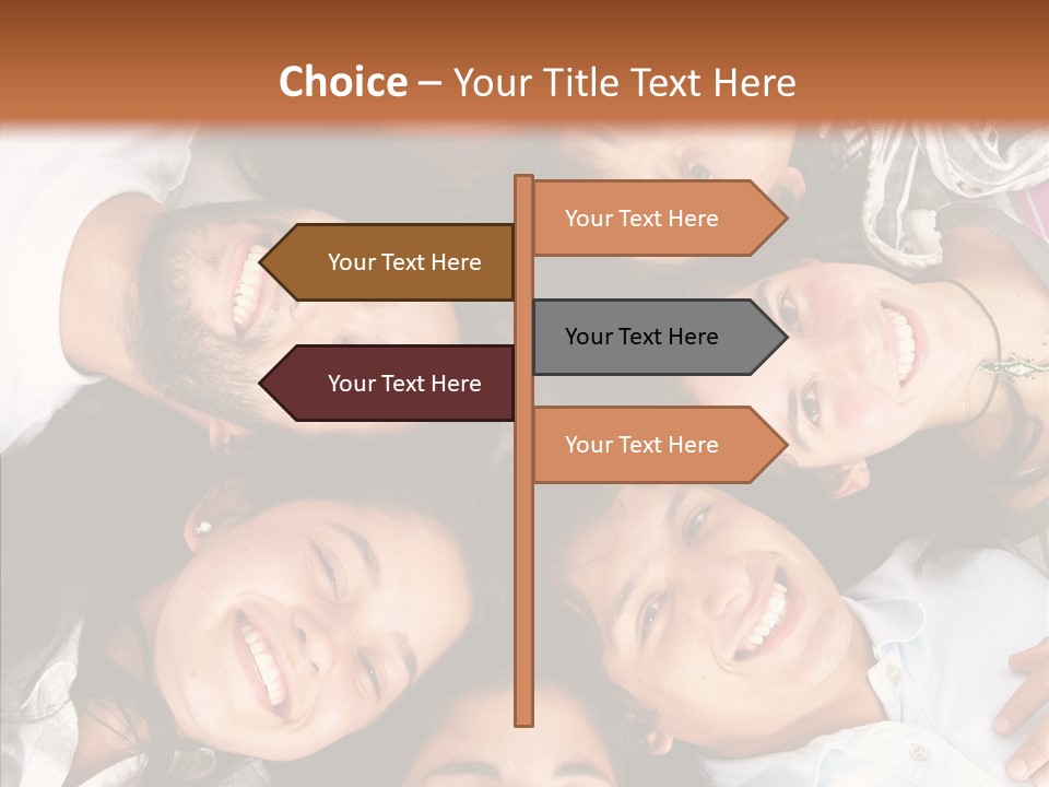 Beautiful Group Adults PowerPoint Template