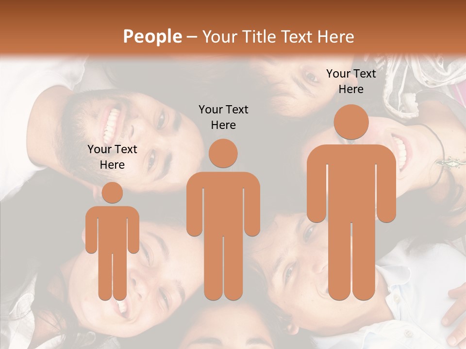 Beautiful Group Adults PowerPoint Template