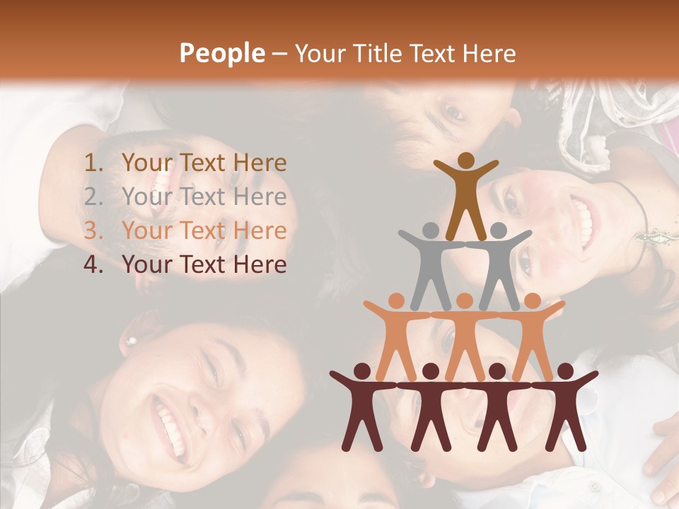 Beautiful Group Adults PowerPoint Template