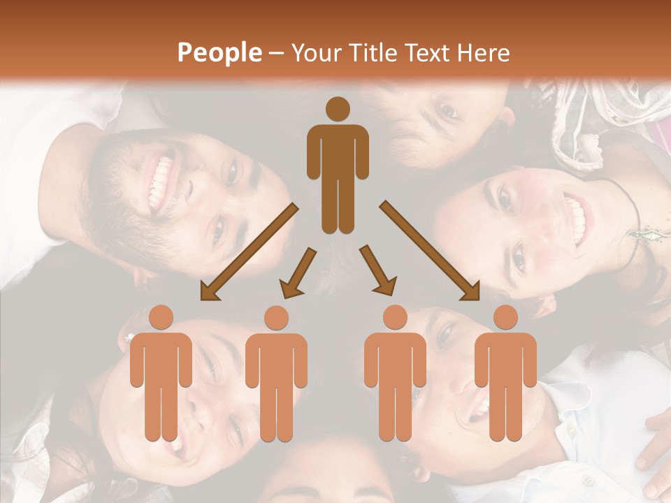 Beautiful Group Adults PowerPoint Template